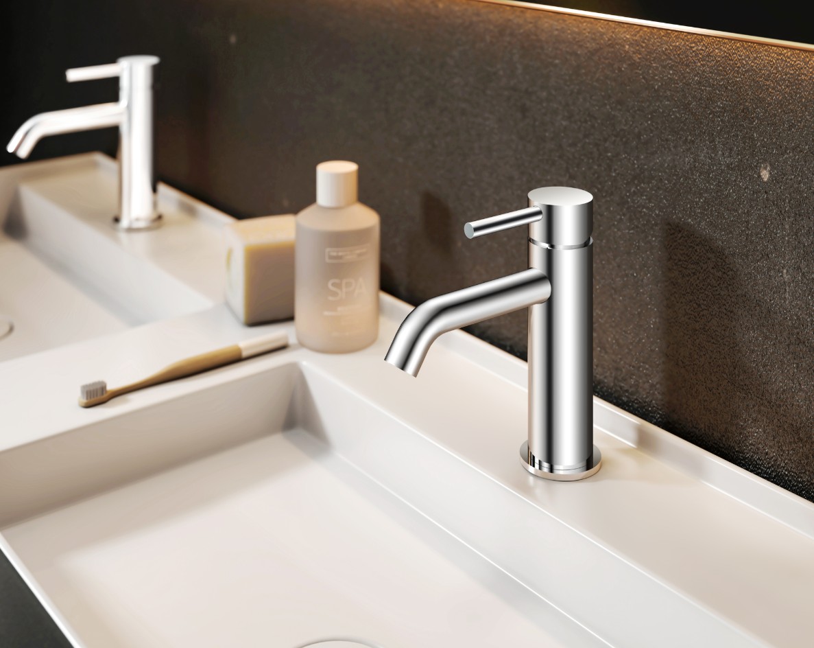 Смеситель для раковины SantiLine SL-9003 хром