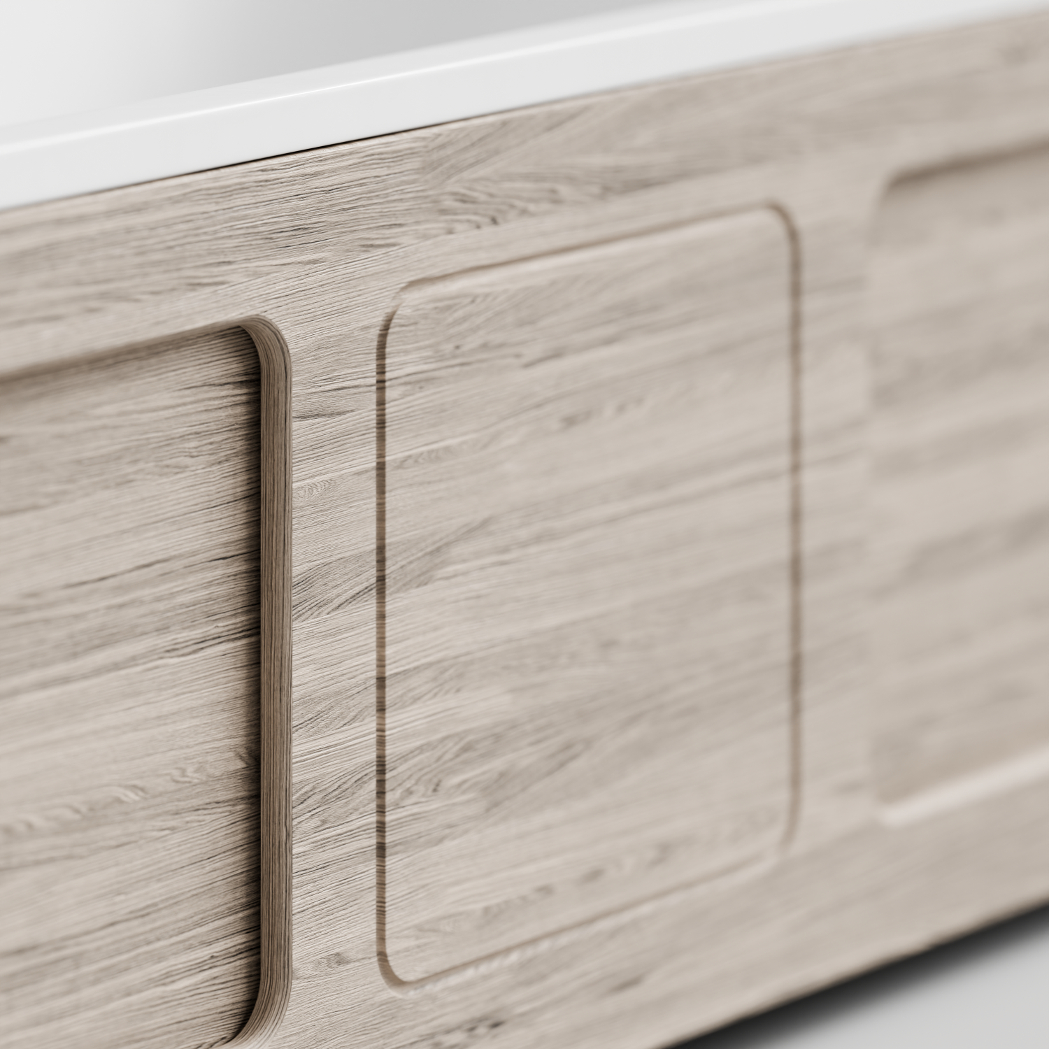 Экран под ванну Vod-ok Хит 180 раздвижной Дубослив ореховый светлый