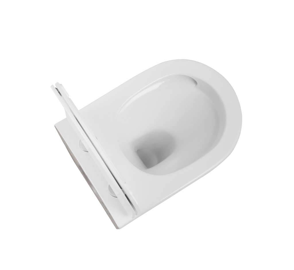 Унитаз Iberica Blanca Burgos Alto Tornado IB.BRA.334.1B1 приставной, безободковый, приставной, белый