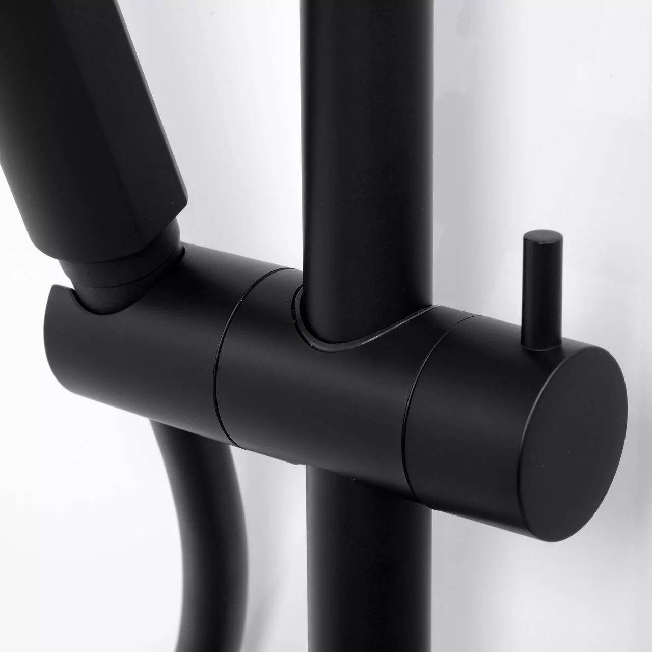 Душевая стойка WasserKraft A11401 Thermo черный Soft-touch