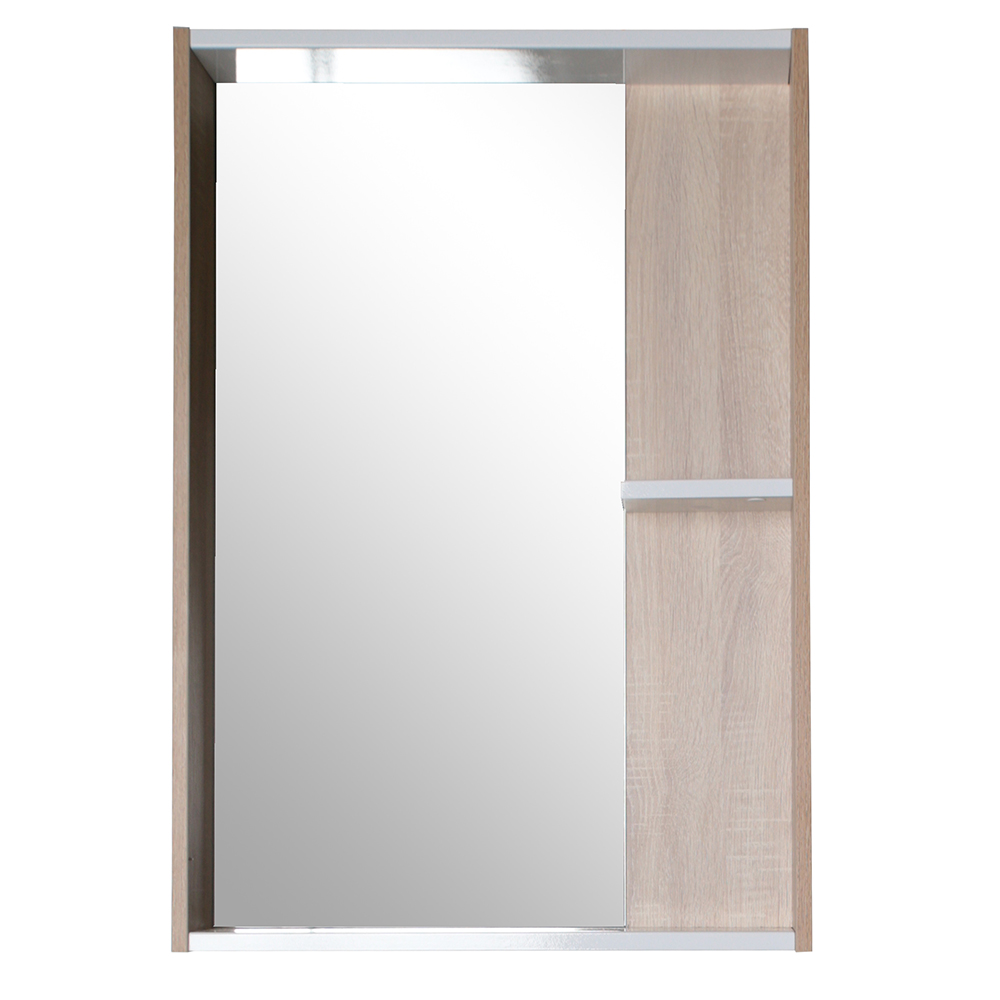 Мебель для ванной Асб-мебель Адель 60 комплект, напольный, белый/дуб сонома