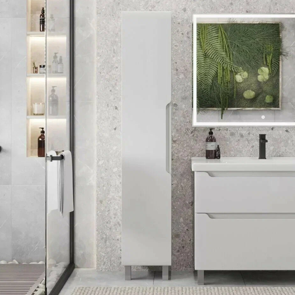 Пенал напольный/подвесной SanStar Lanciano, универсальный, белый