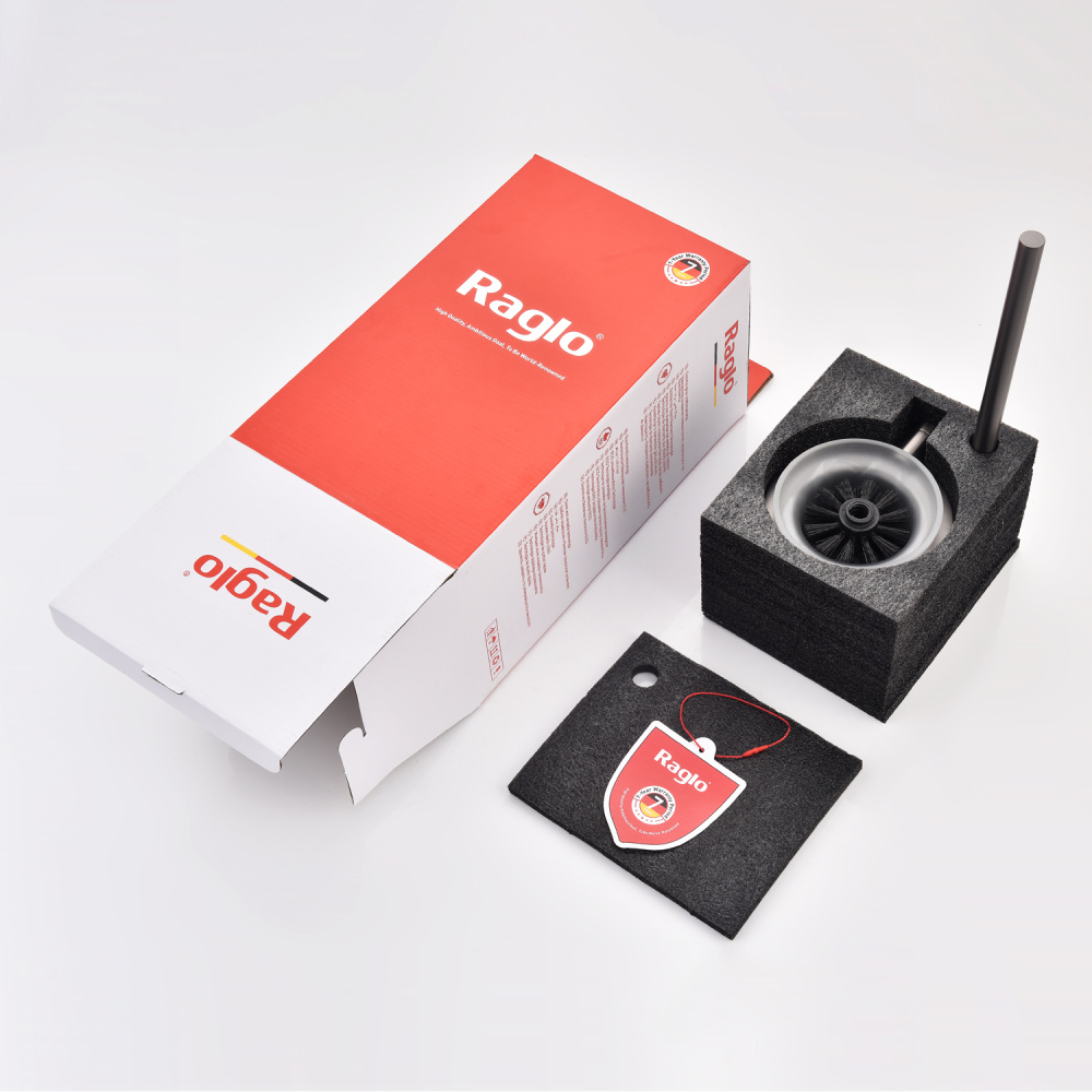 Ершик настенный Raglo R300.10.09, графит от магазина Vanna-Vanna.ru!