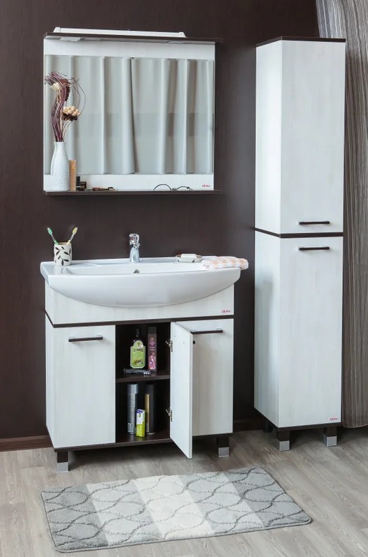 Тумба с раковиной Sanflor Толедо 105 напольная, северное дерево Тумба с раковиной Sanflor Толедо 105 напольная, северное дерево