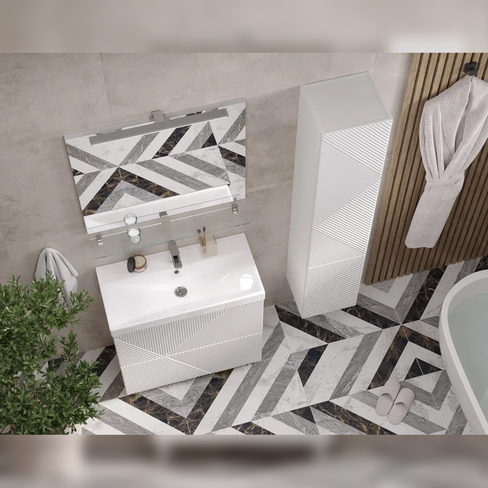 Пенал Velvex Edge 35 см, белый