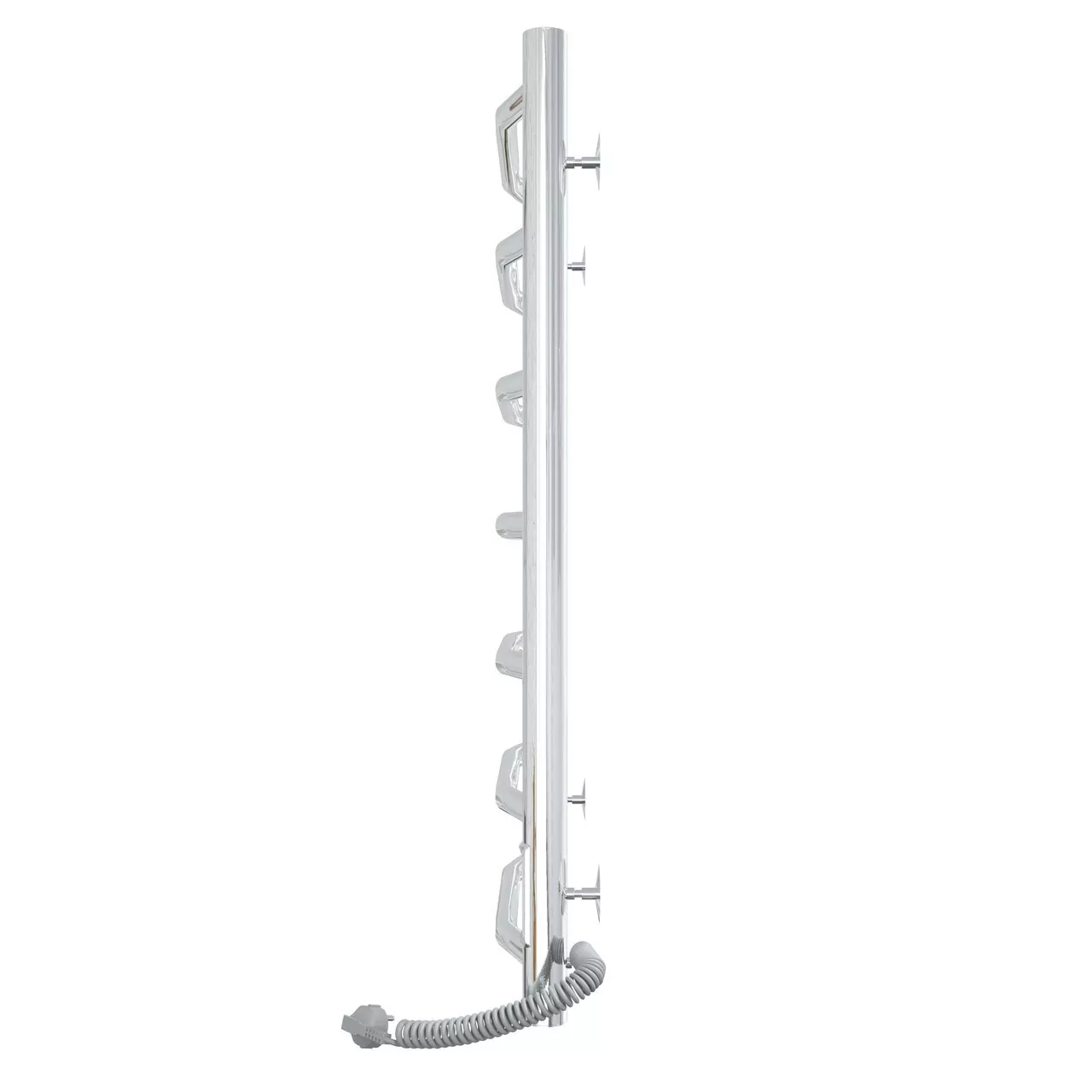 Полотенцесушитель электрический Laris Виктория П7 400х700 с терморегулятором, правый, хром