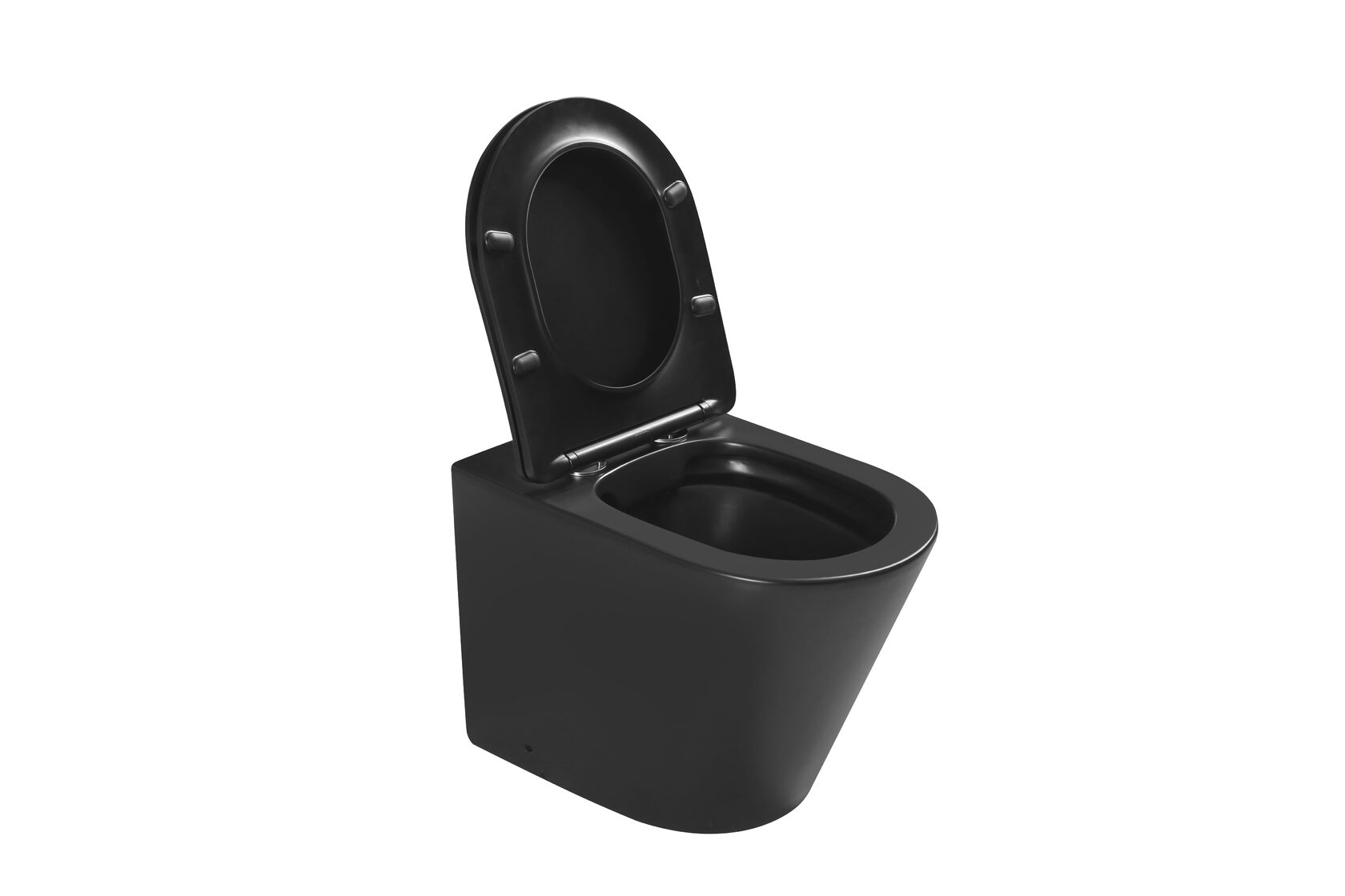 Унитаз SantiLine SL-5020MB подвесной, черный матовый