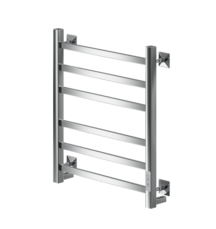 Полотенцесушитель электрический Veconi Barro-A B6050CH-A 500х600, хром