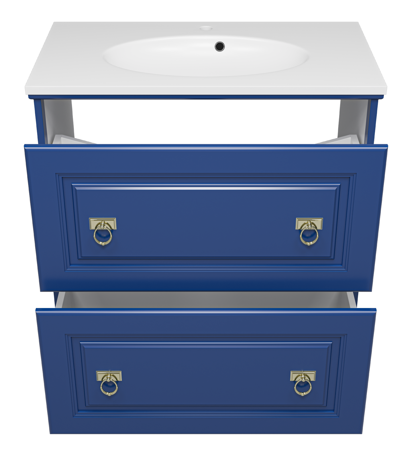 Тумба с раковиной Misty Версаль 80 синий