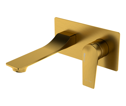 Смеситель для раковины WasserKraft Aisch 5530 матовое золото