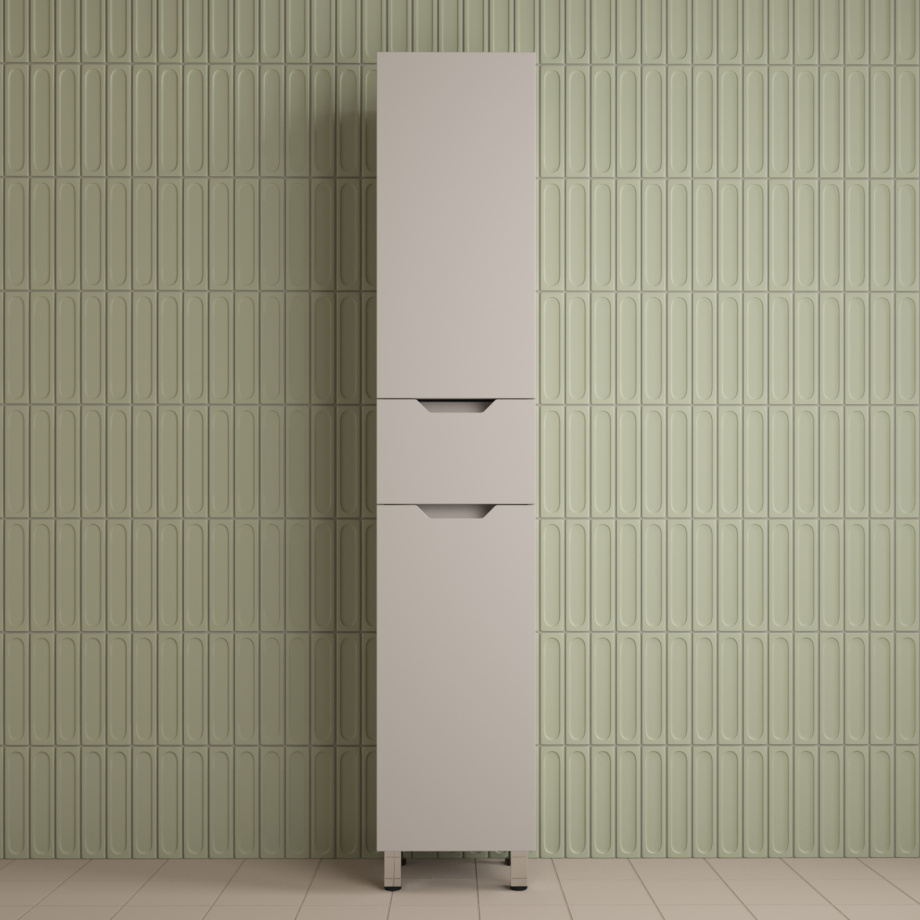 Пенал Style Line Остин 36 R, напольный, 1 ящик, крем