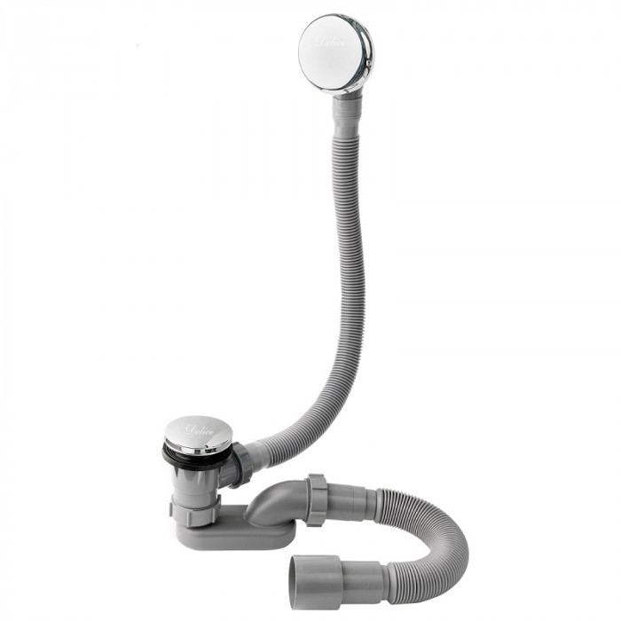 Слив-перелив для ванны автомат Delice DLR000014 Хром