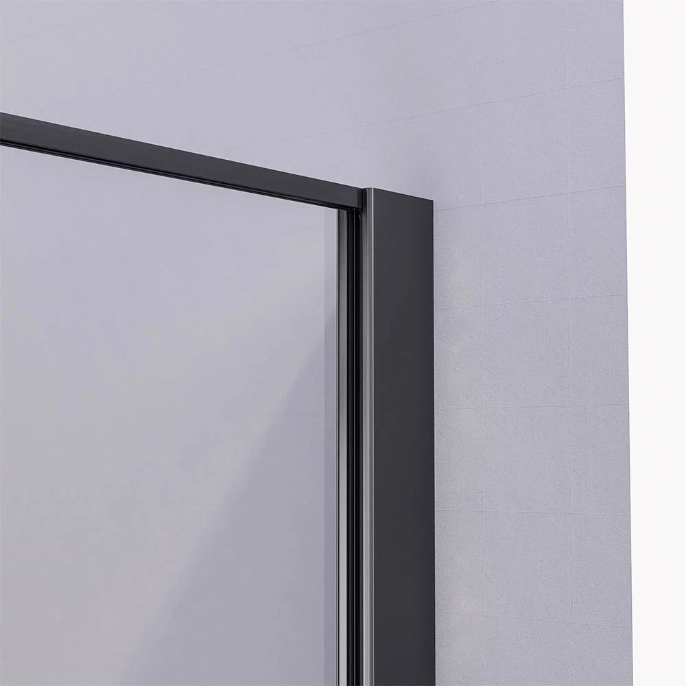 Душевой угол раздвижной Veconi Premium Ptato 300 SP GR-R, 1400х800x2000, брашированный графит, стекло прозрачное