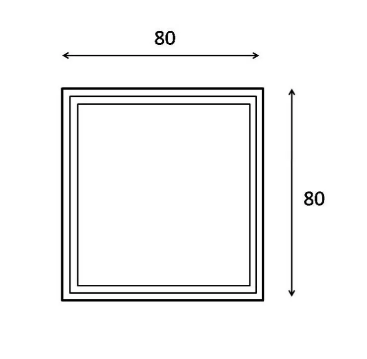 Зеркало Bellezza Фабио 80 свет, сенсор