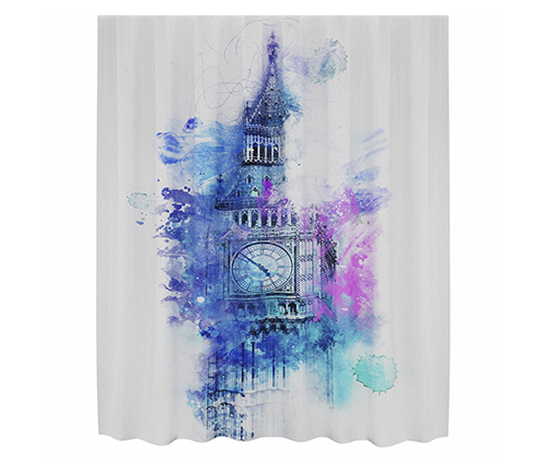 Тканевая шторка WasserKraft Lossa SC-81103