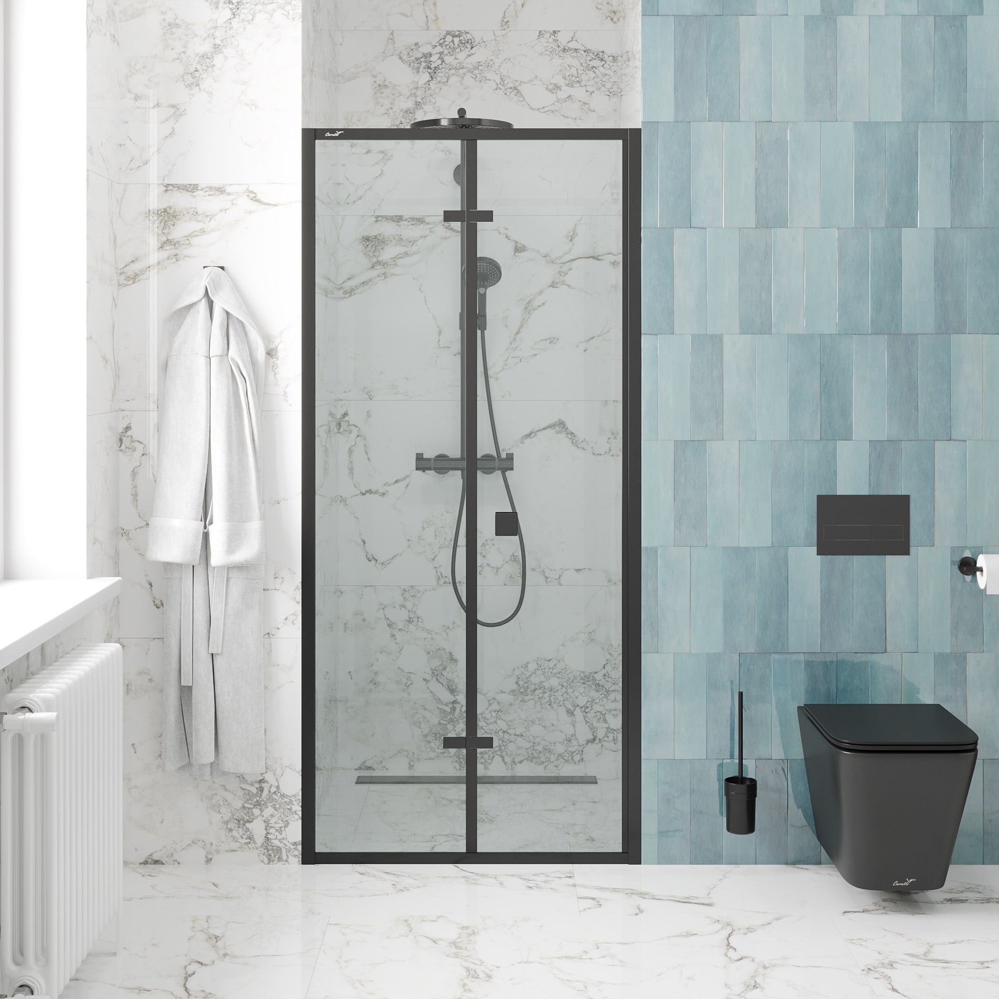 Душевая дверь Cerutti Spa BELLA D91B 90х195