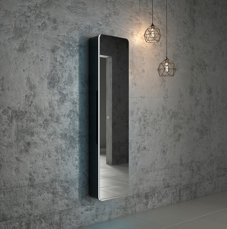 Пенал EQUIL Eltoro подвесной black LED 360х156