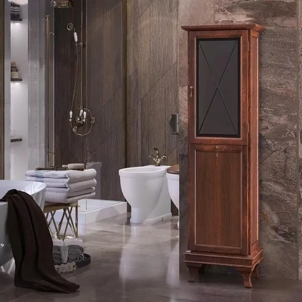 Пенал Opadiris Борджи 45 R с корзиной, светлый орех