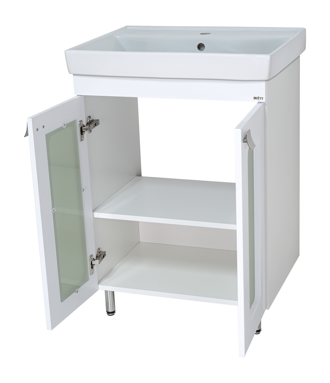Тумба с раковиной Misty Урал 60 белый