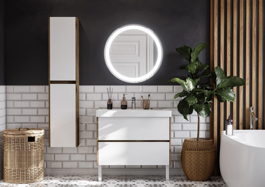 Зеркало AQUATON Анелло 85