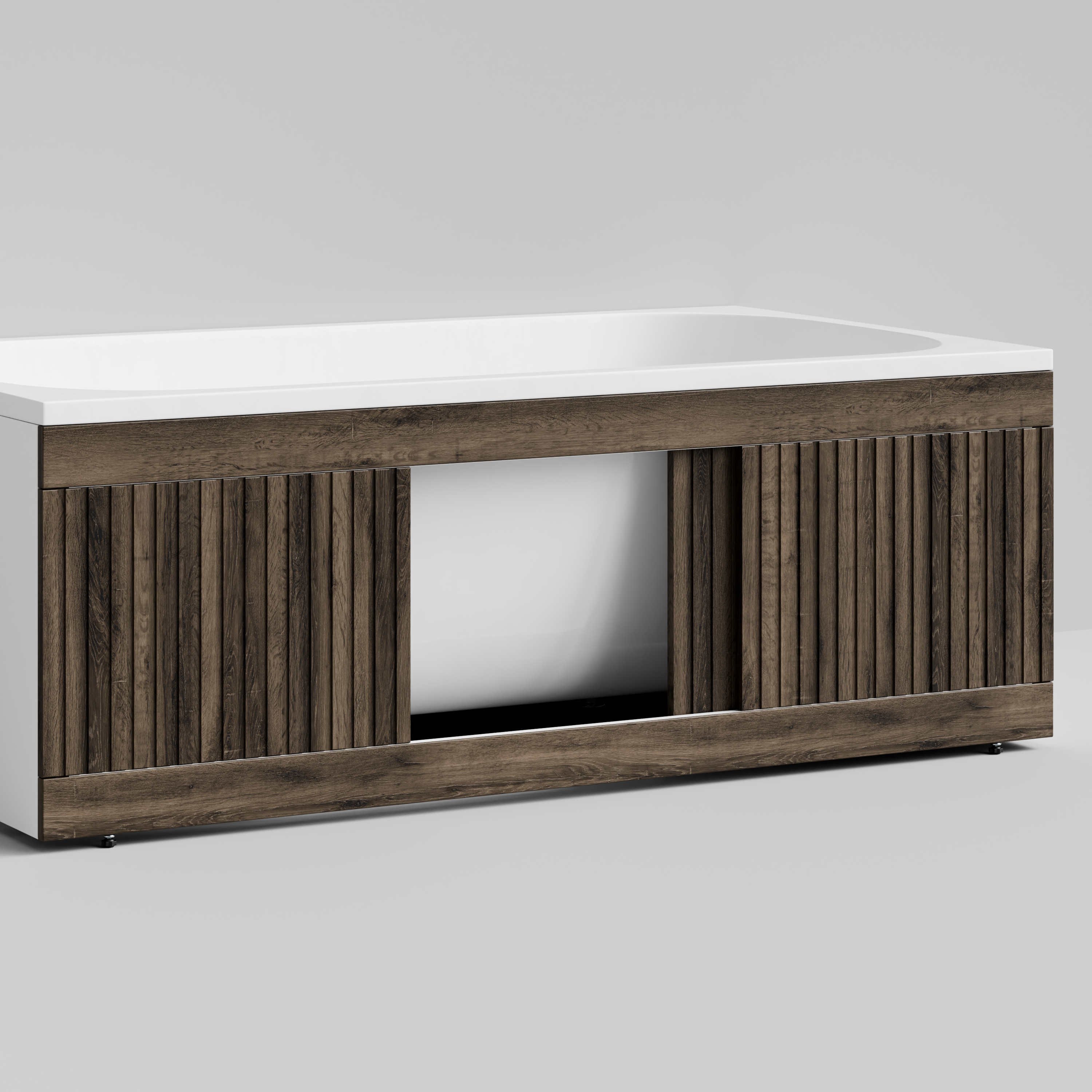 Экран под ванну Vod-ok Тач 150 раздвижной Дуб крымский коричневый