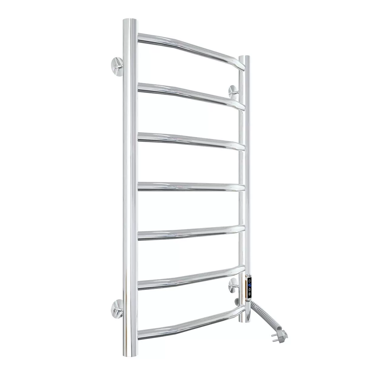 Полотенцесушитель электрический Laris Виктория П7 400х700 с терморегулятором, правый, хром