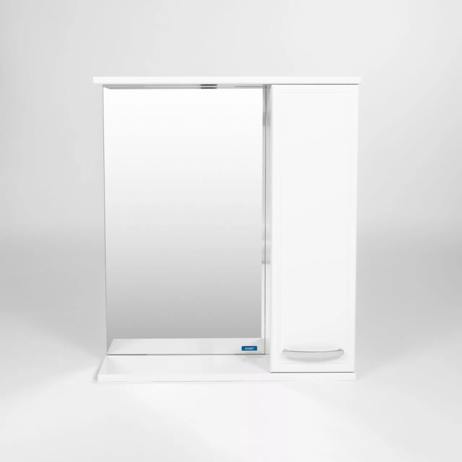 Зеркало со шкафчиком Viant Милан 60 R белый