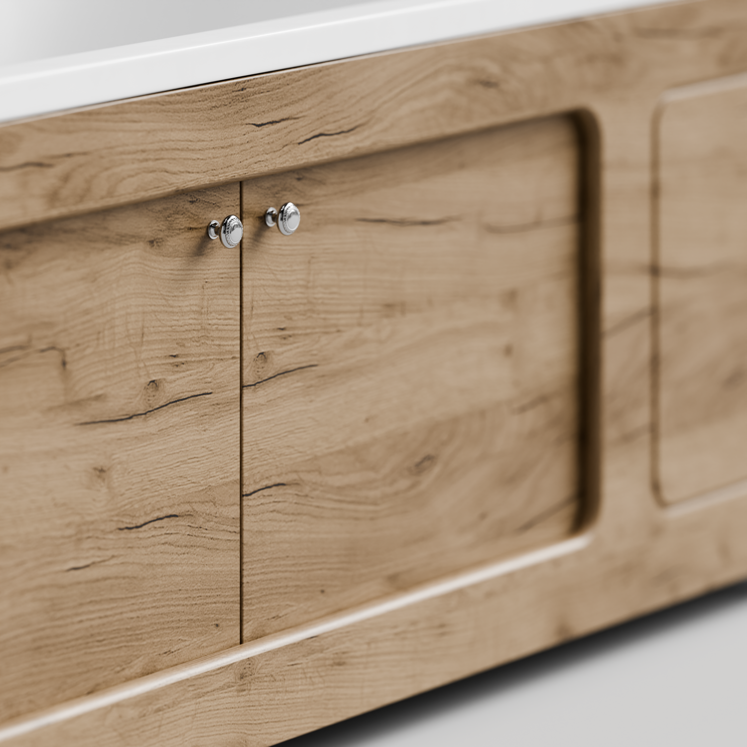 Экран под ванну Vod-ok Лидер 180 раздвижной Дуб Тортуга