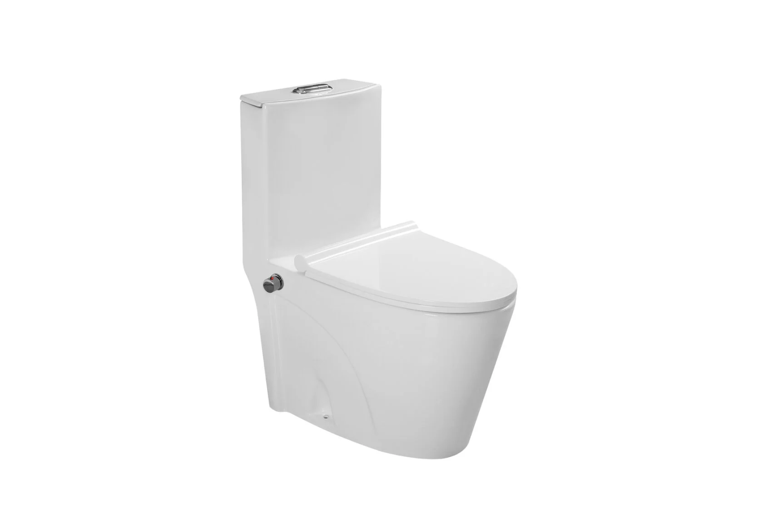 Унитаз - биде SantiLine SL-5012SM-BD напольный, безободковый, моноблок, белый