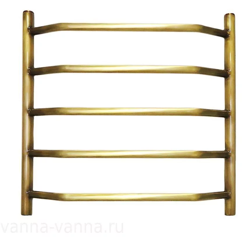 Полотенцесушитель водяной Domoterm Лаура П5 500x500 АБР античная бронза