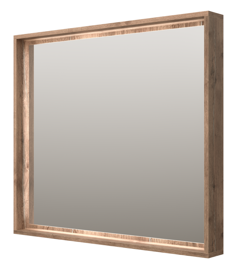 Зеркало Brevita Dallas 90 темное дерево