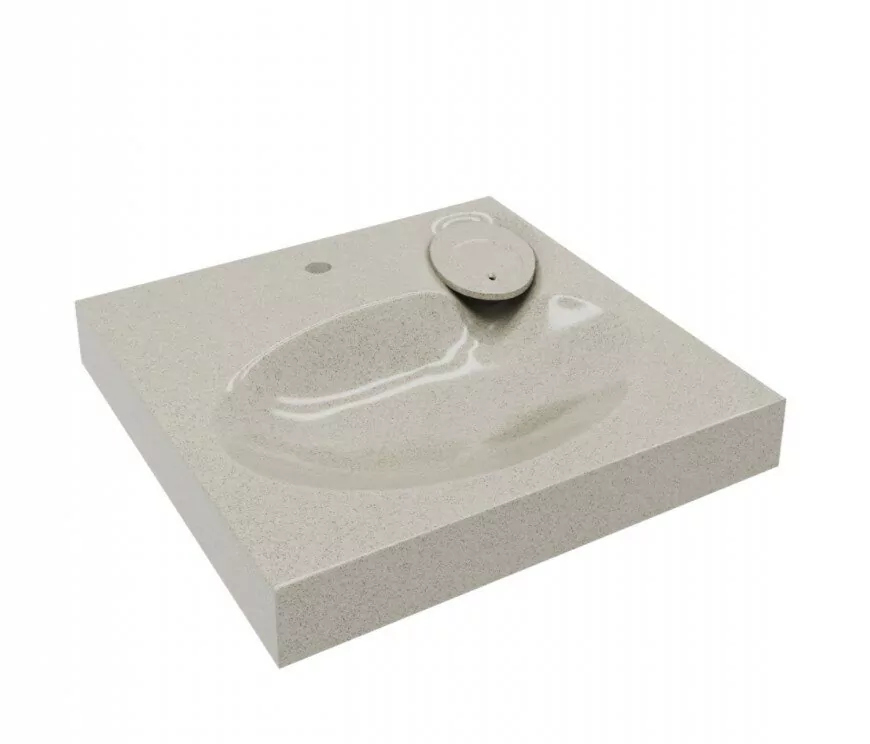 Раковина Stella Polar Миро 60х60 бежевая