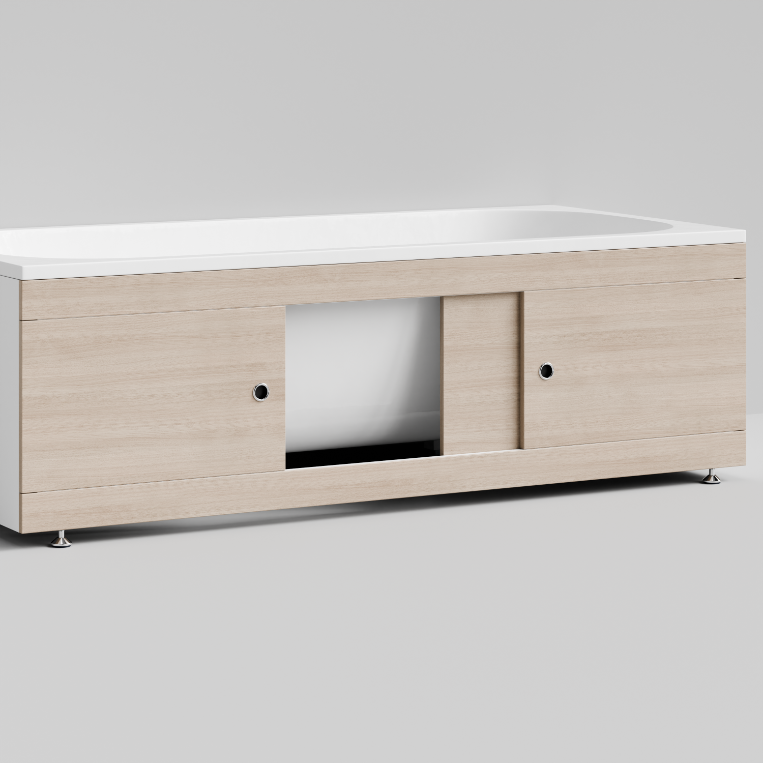 Экран под ванну купе Vod-ok 180 раздвижной см дуб