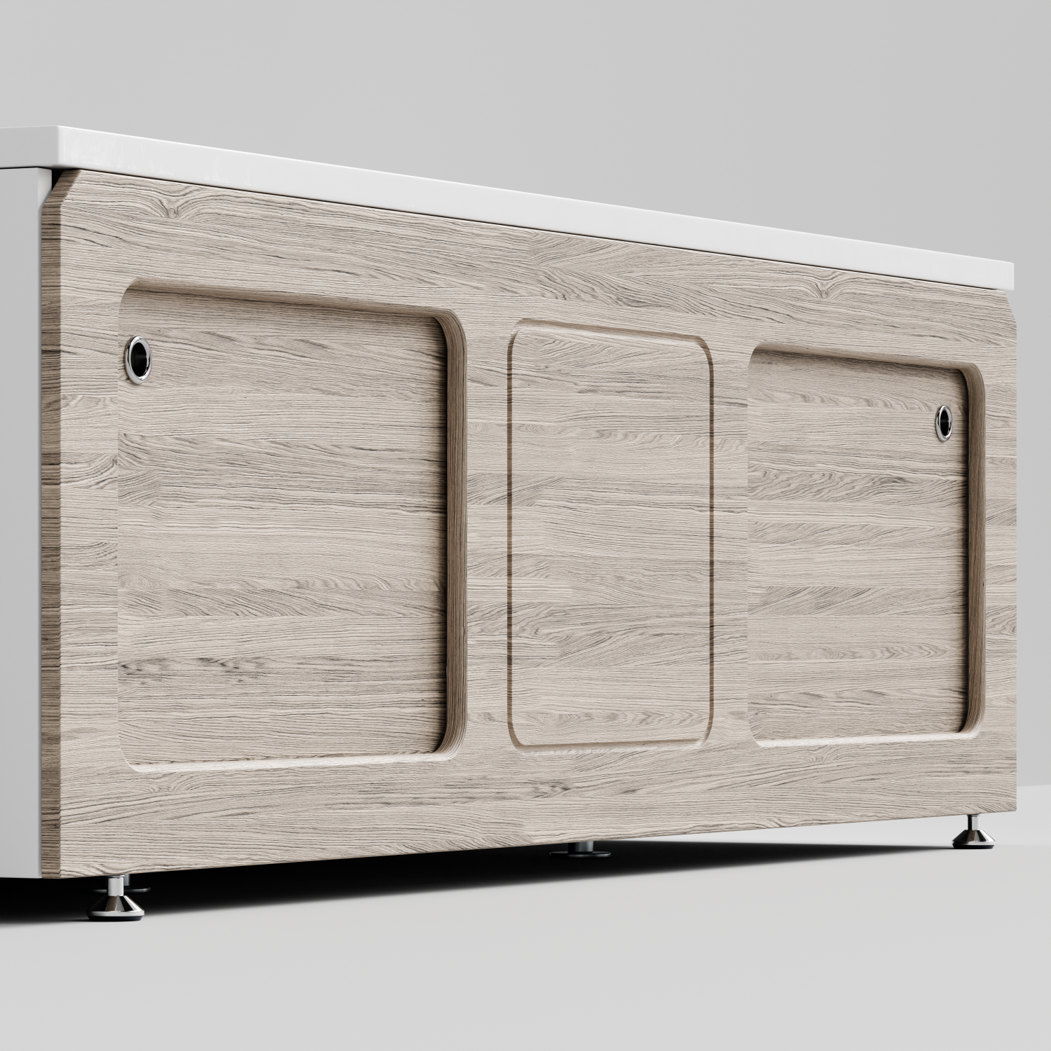 Экран под ванну Vod-ok Хит 180 раздвижной Дубослив ореховый светлый