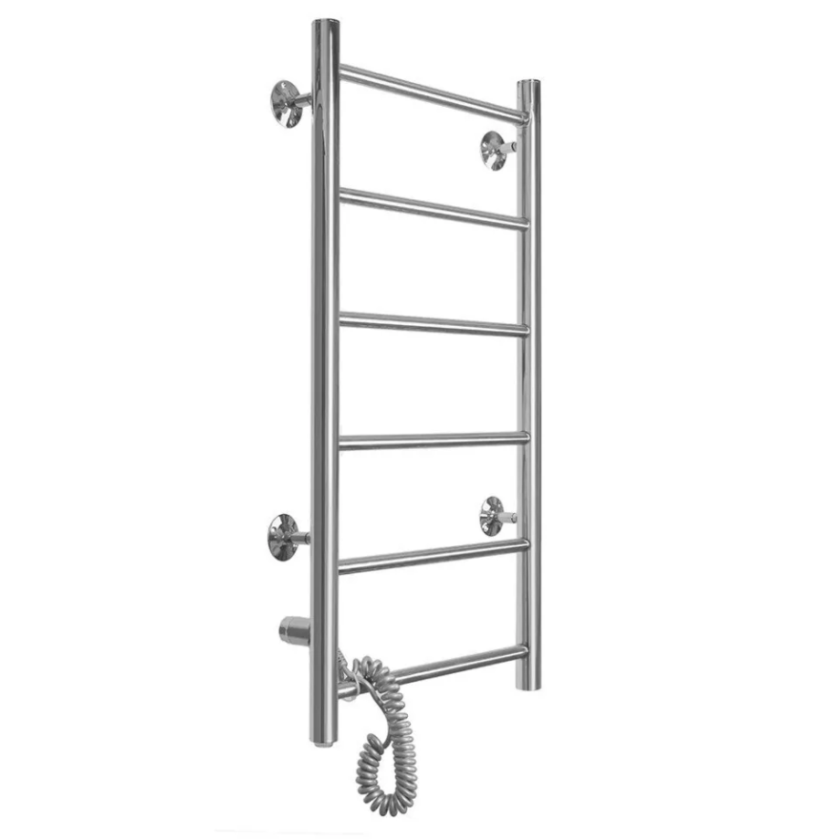 Полотенцесушитель электрический Domoterm Аврора 109-6 40x80 EK L левый, хром