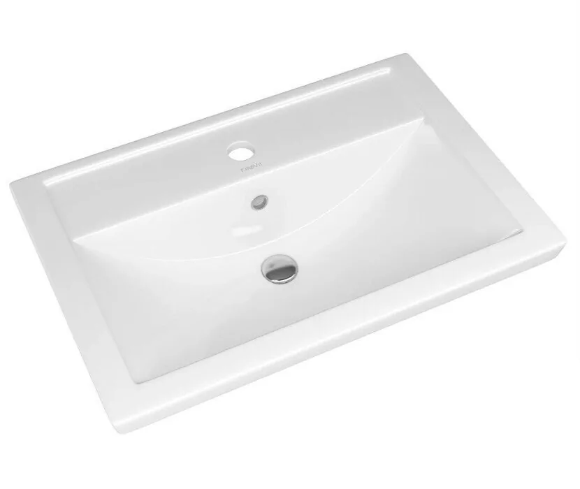 Тумба с раковиной Sanflor Ларго 80 2 подвесная, вяз швейцарский