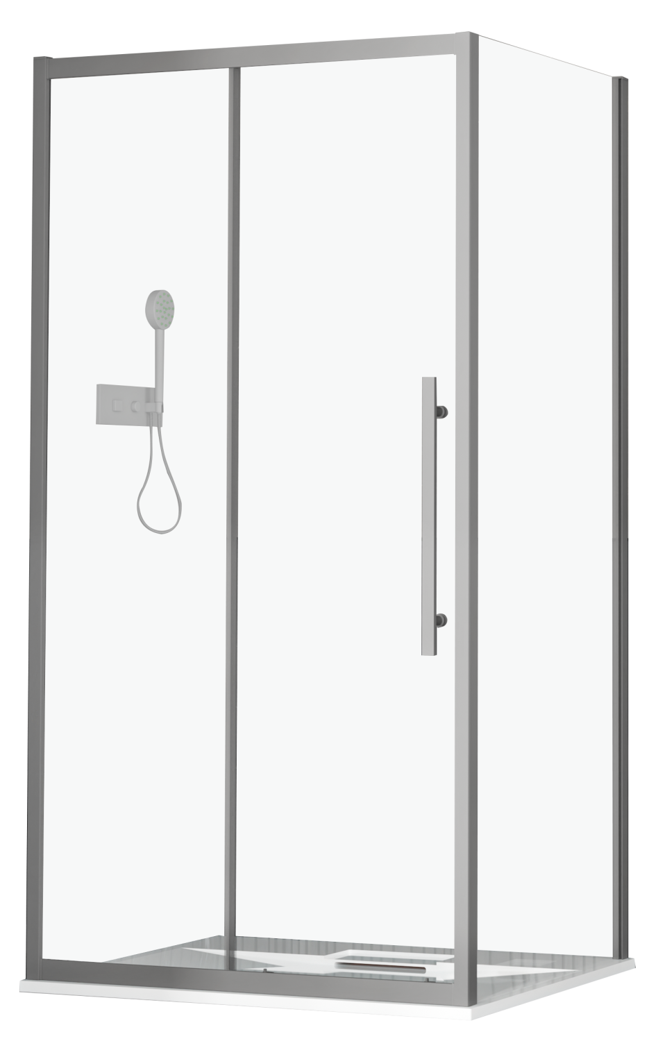 Душевой уголок ESBANO ESF-128PS-GM 120х80х195