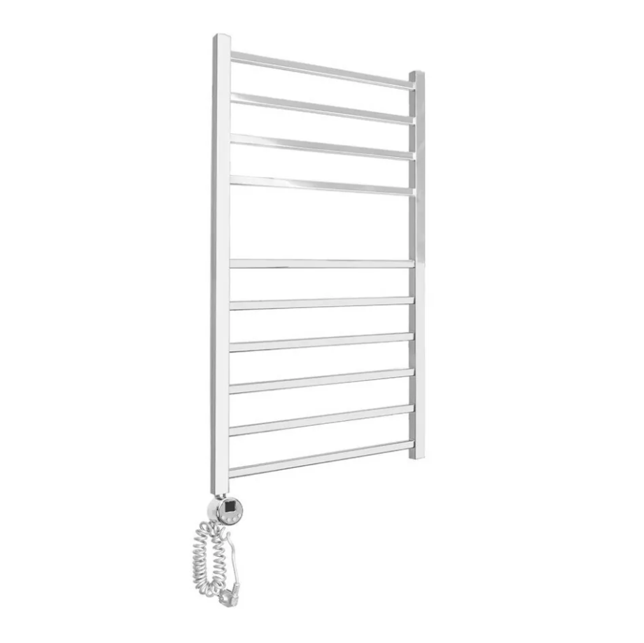 Полотенцесушитель электрический Domoterm Квадро П10 500x1000 EL левый, хром