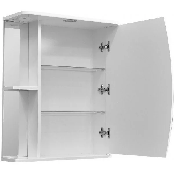 Зеркало-шкаф Stella Polar Волна Лана 55 R свет, белый