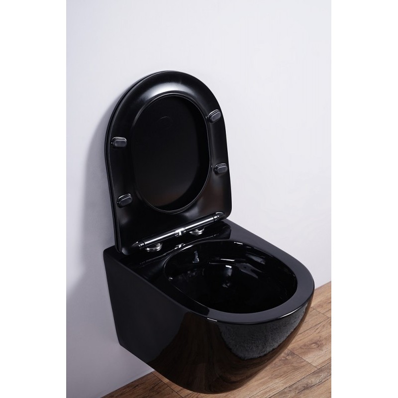 Унитаз подвесной Esbano AZALEA (Black) 480x365x360