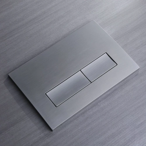 Кнопка смыва Veconi FLUSH V1, FLV1-GM, 240х162х9, пластик, оружейная сталь матовая от магазина Vanna-Vanna.ru!