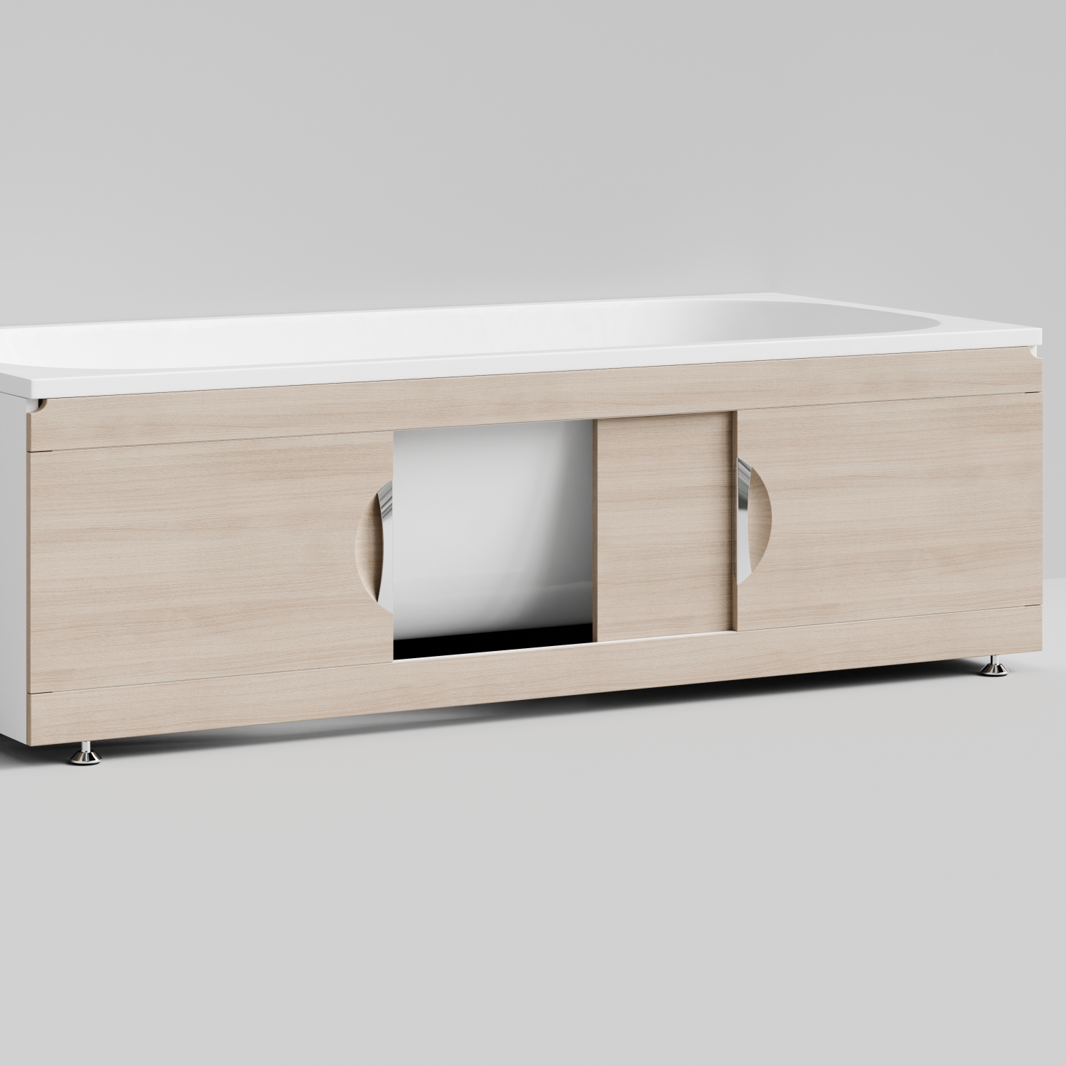 Экран под ванну Vod-ok Топ 180 раздвижной, дуб