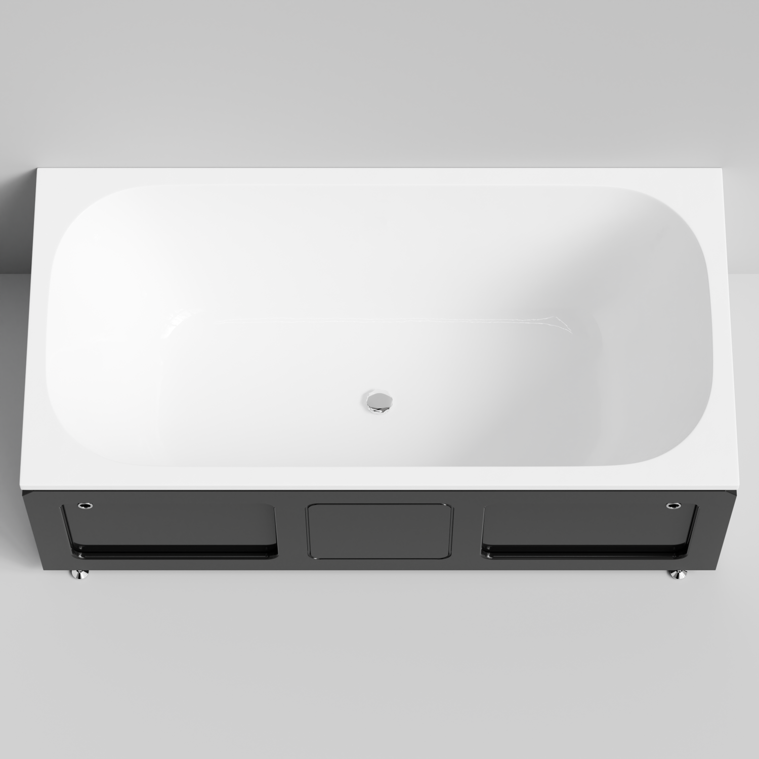 Экран под ванну Vod-ok Хит 170 раздвижной Черный глянец