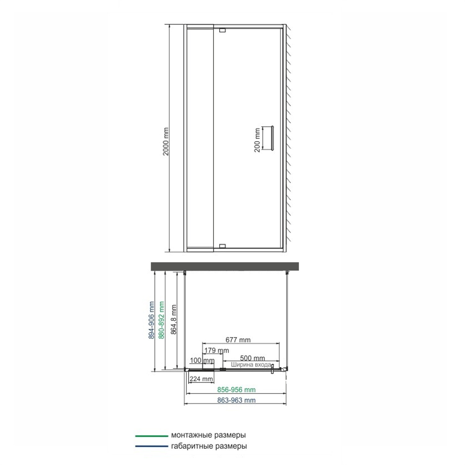 Душевой уголок WasserKraft Berkel 48P43 90х90 квадратный, без поддона, прозрачное стекло, серебристый