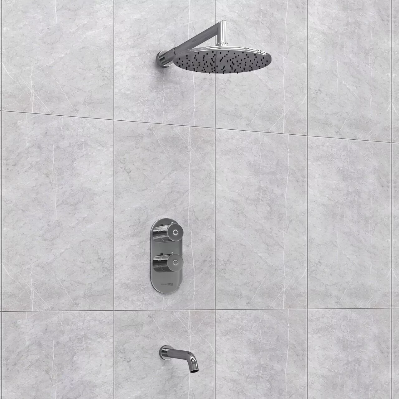 Душевой комплект WasserKraft Thermo Berkel A15030 хром