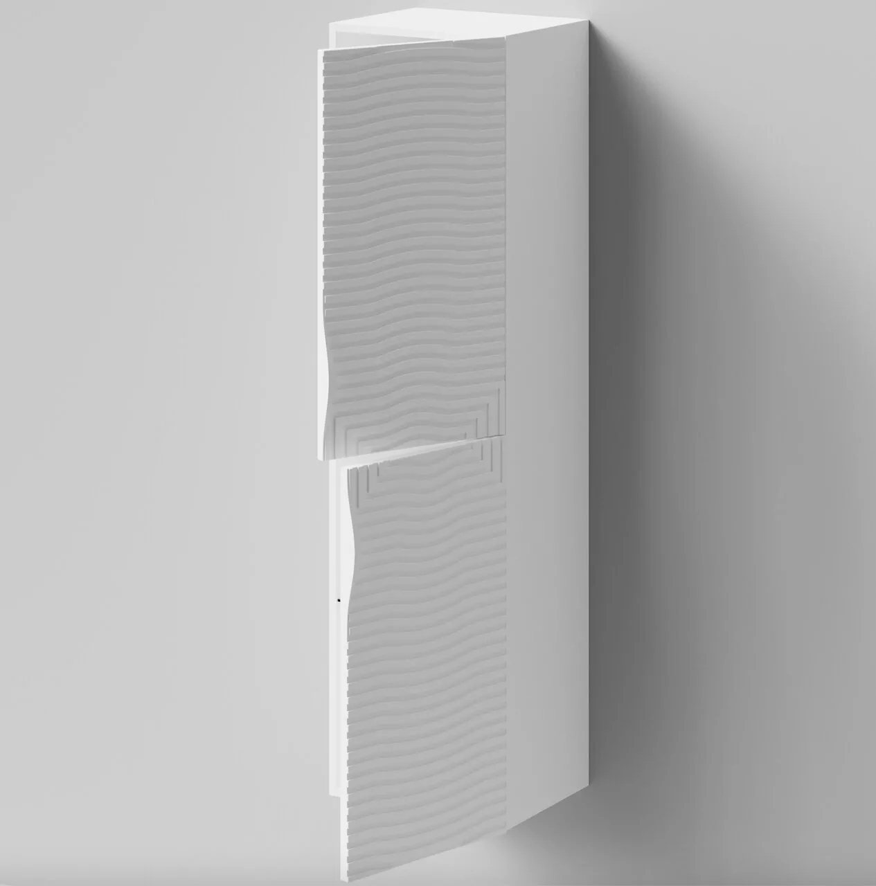 Пенал Vod-ok Elite Эйфория 40 L/R подвесной, F5 волна линии, белый + 7 цветов