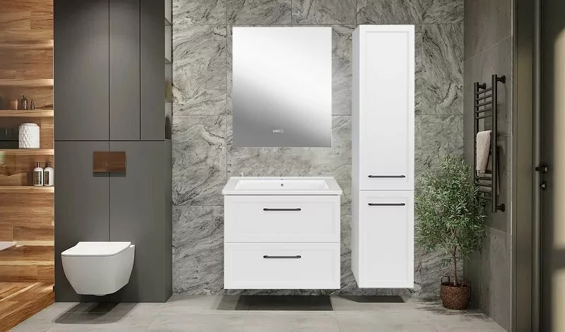 Зеркало Асб-мебель Оскар 70 свет, с сенсор