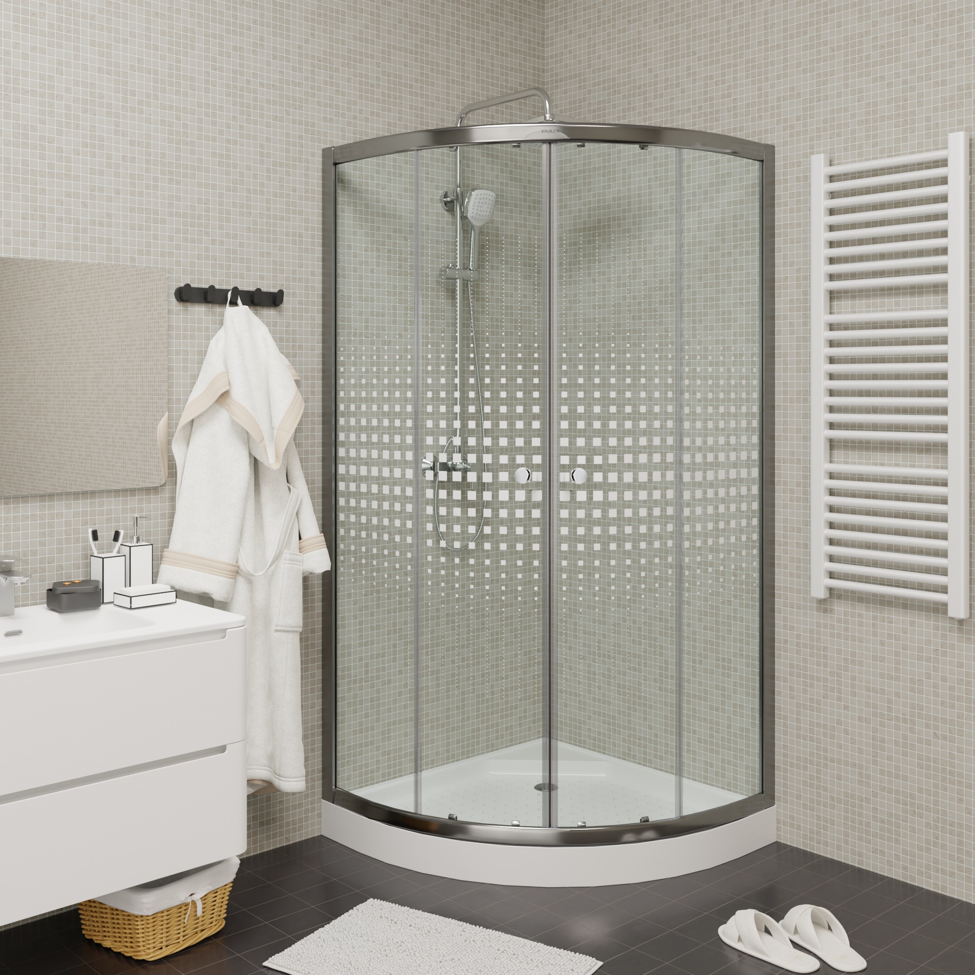 Душевой уголок Parly Z9111 90х90
