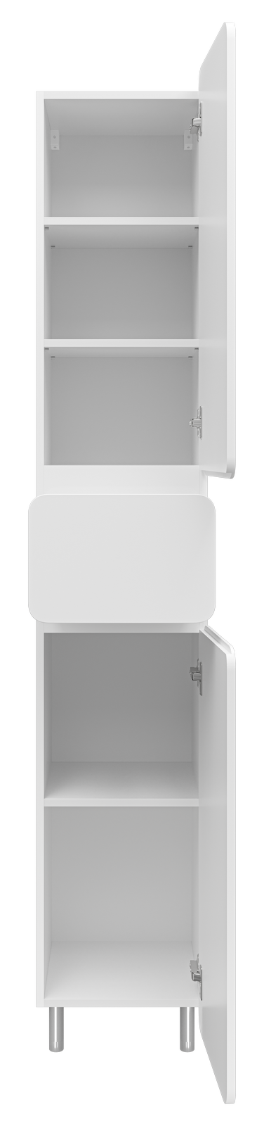 Пенал Misty Чегет 35 напольный, R, белый