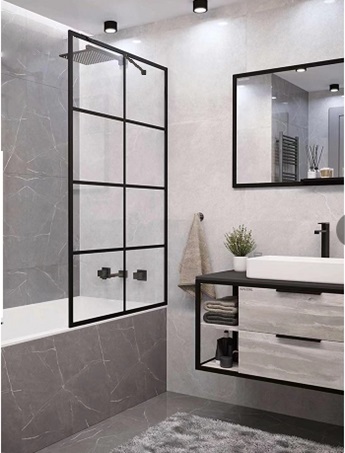 Стеклянная шторка Cerutti Spa MUZA F80 80х195